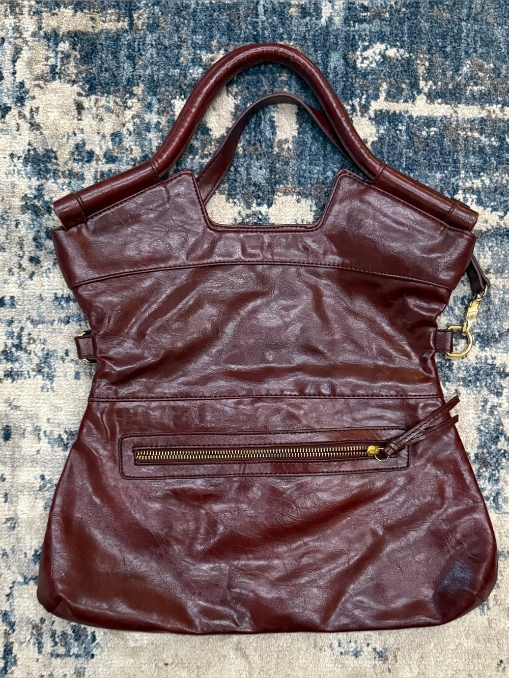 Foley + Corinna foldover tote / messenger bag.